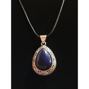Lapis Lazuli Teardrop Necklace